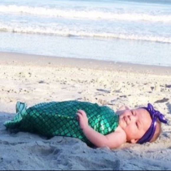 mermaid swaddle set